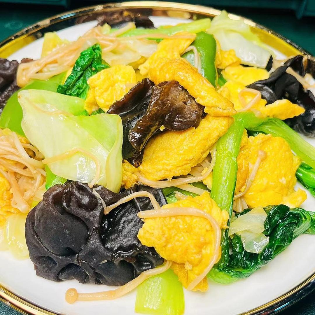 养颜补肾—木耳炒鸡蛋