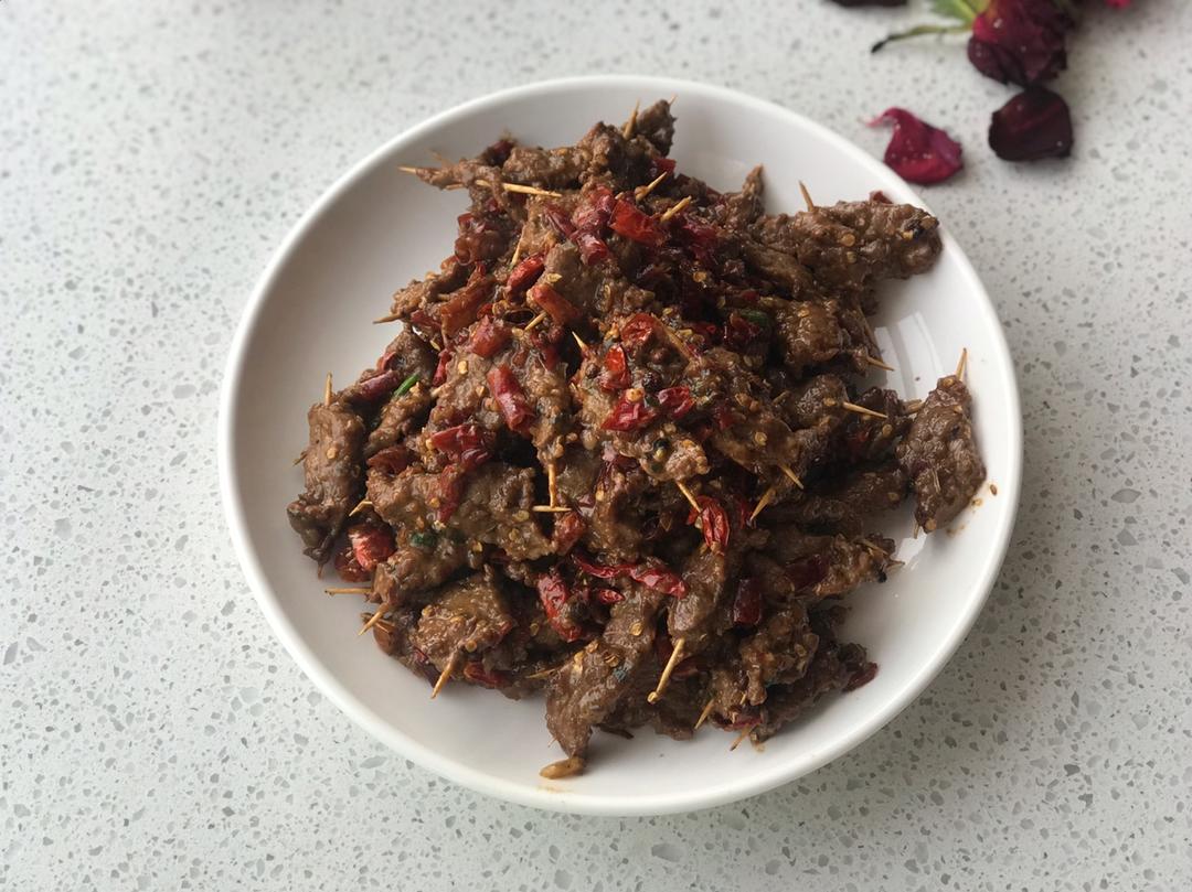 超详细的牙签牛肉