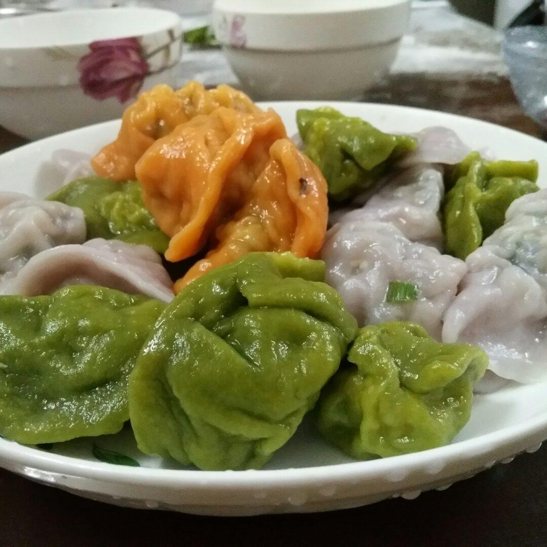 彩色水饺