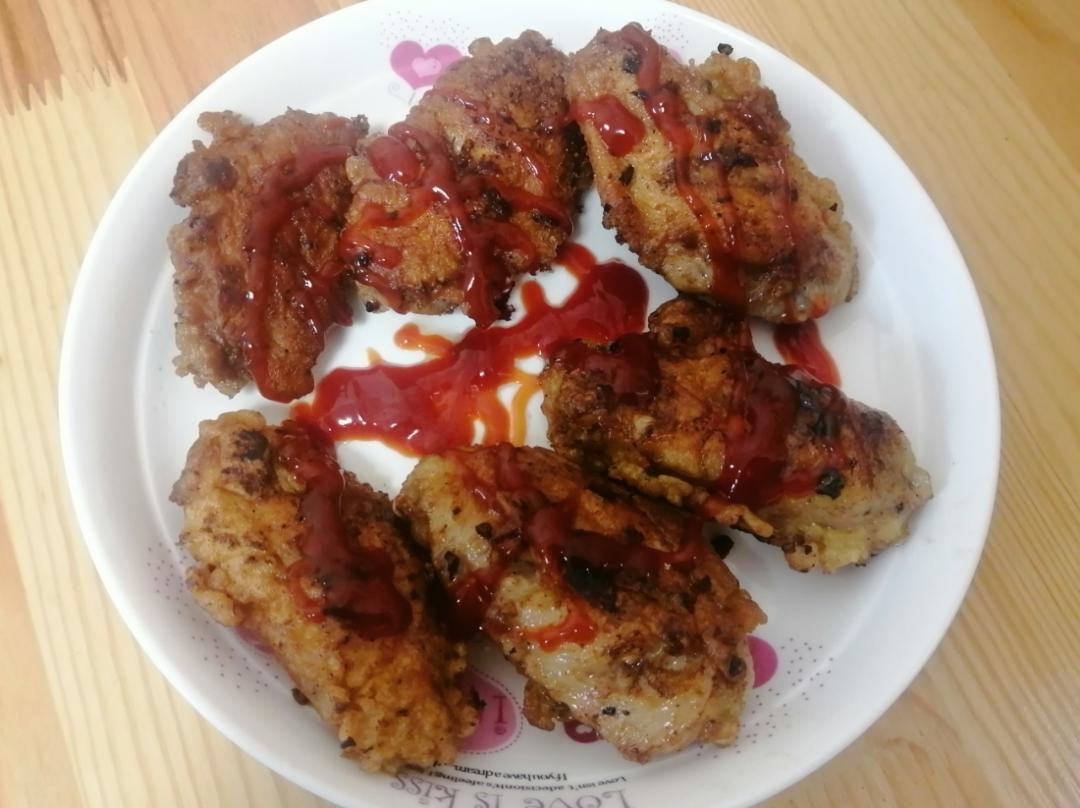 巨巨巨好吃的椒盐鸡翅～酥脆多汁
