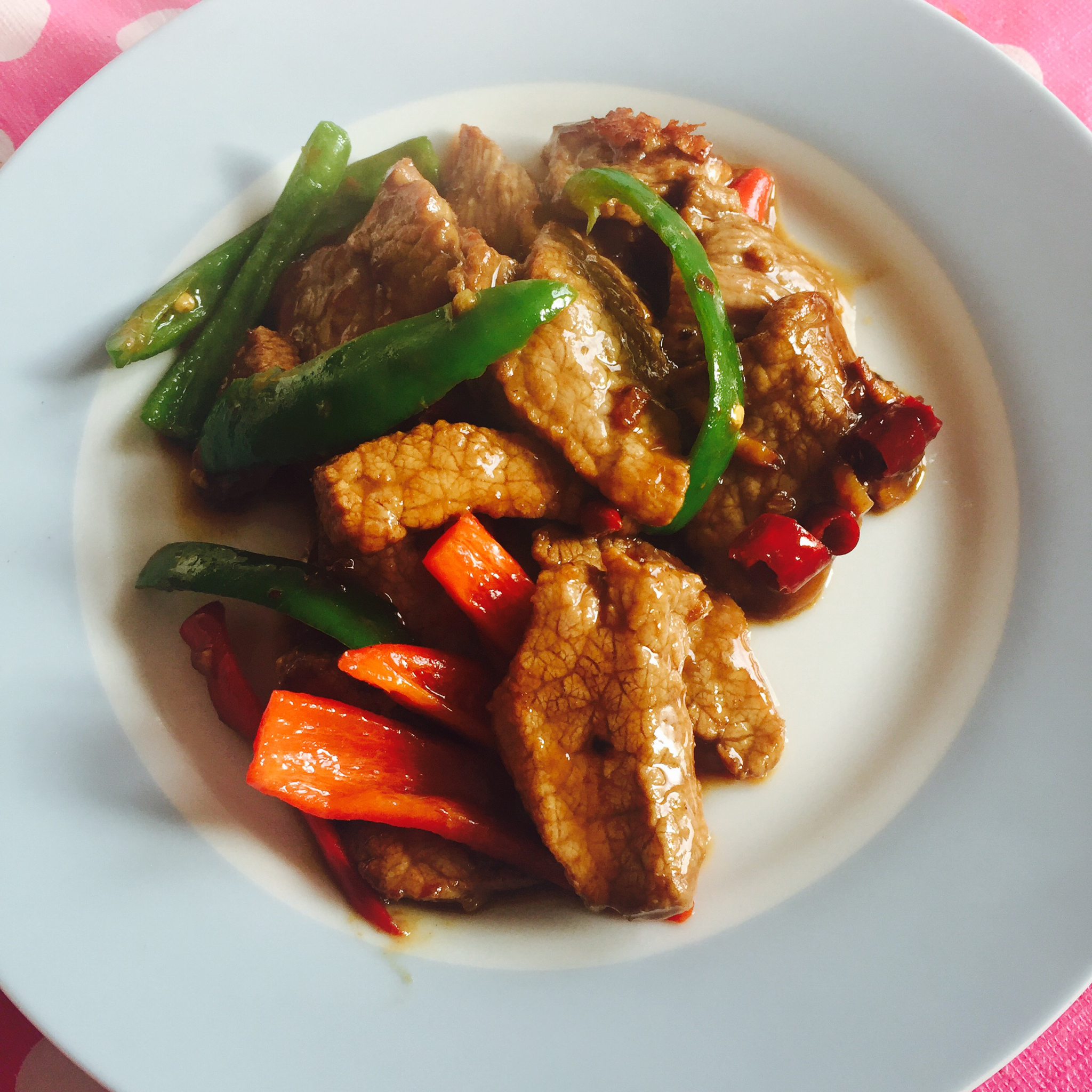 小炒牛肉