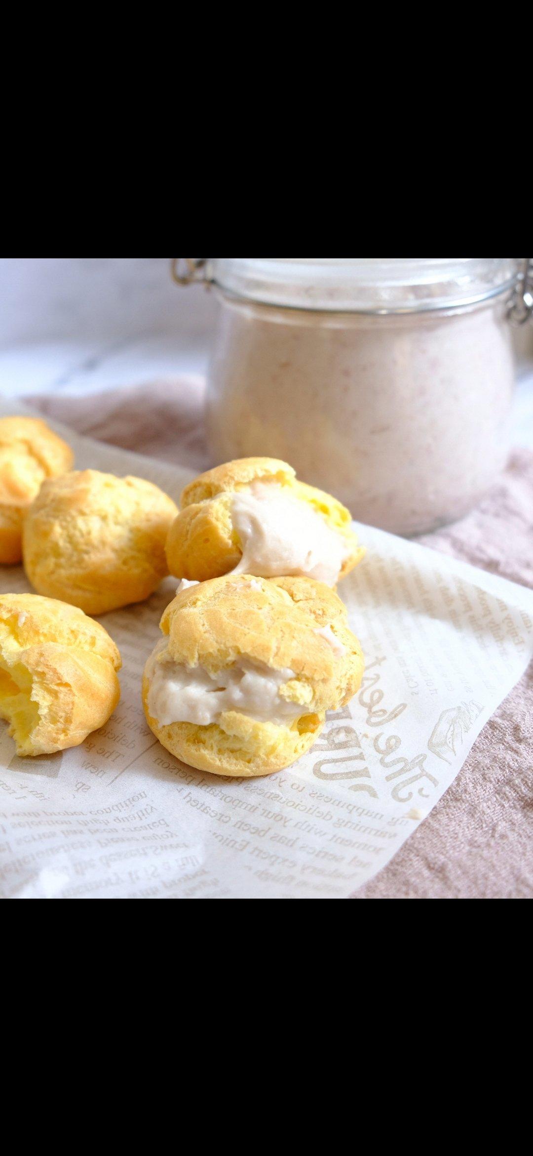 (夏天运输方便)浓郁粘稠版芋泥馅夹心