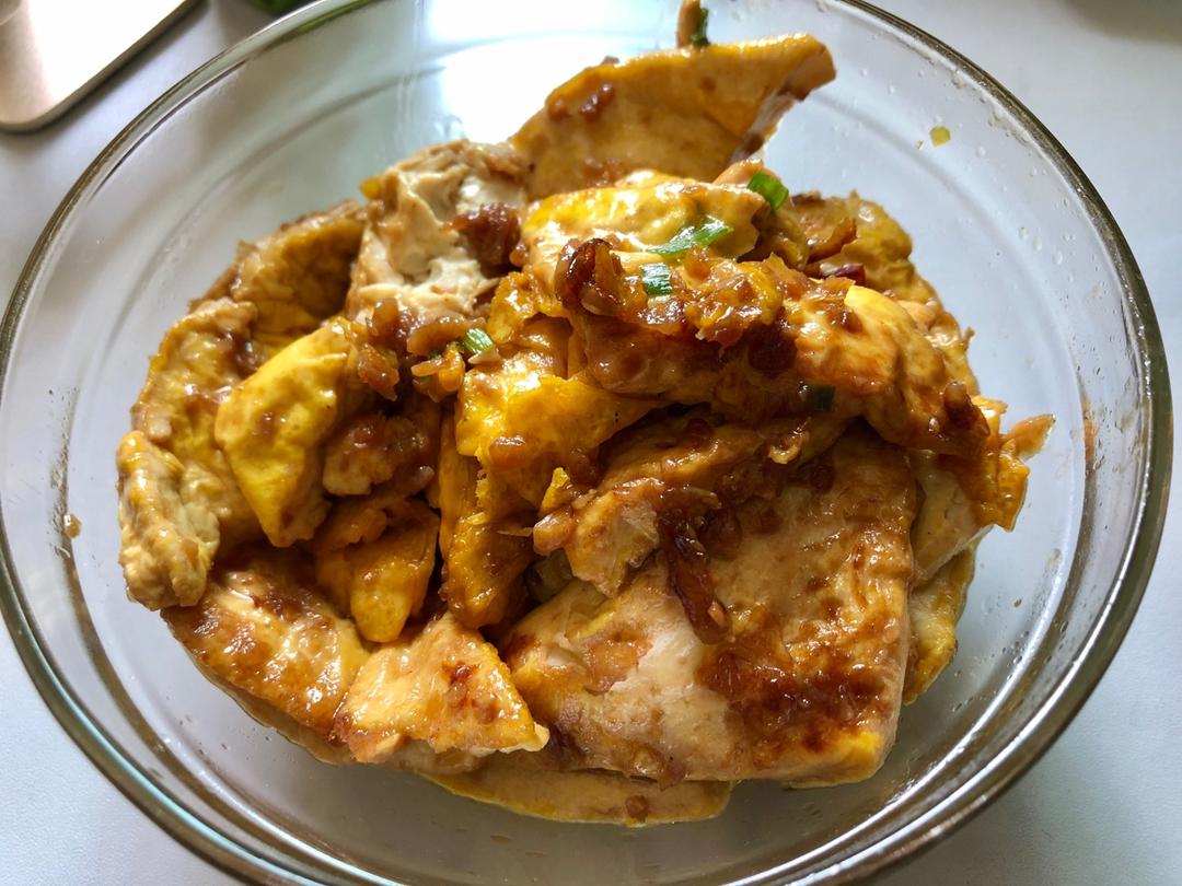 焖煎豆腐