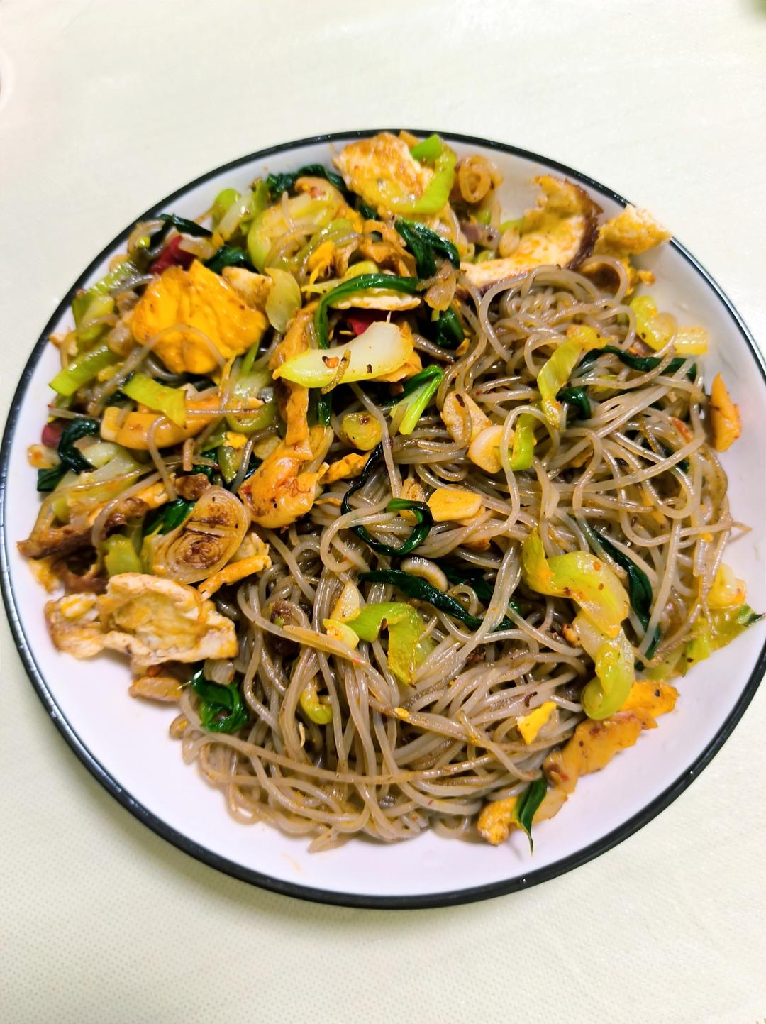 秒杀路边摊，简单快手的江西炒粉