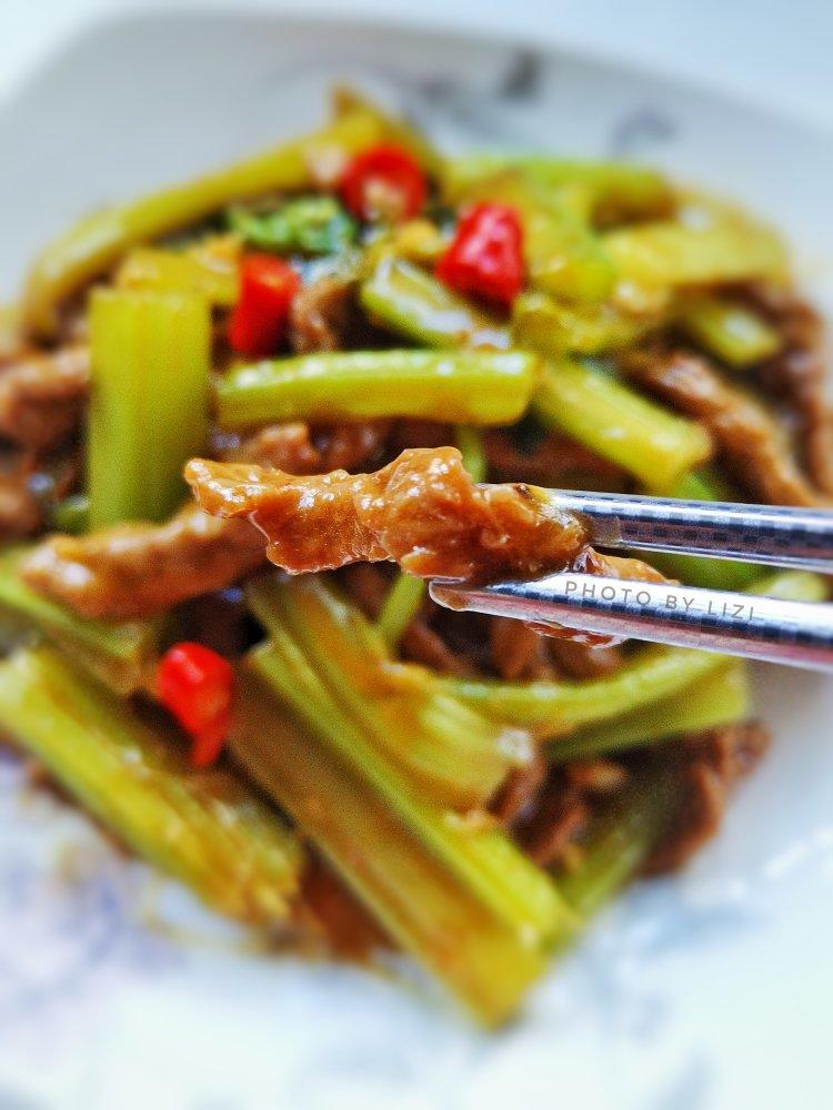 ㊙️家常菜‼️芹菜小炒牛肉‼️牛肉超级嫩滑哟