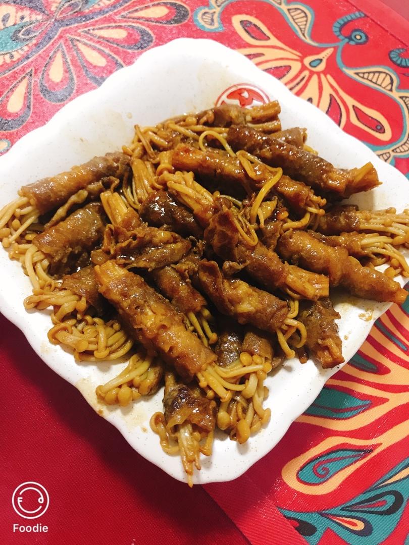 肥牛金针菇卷