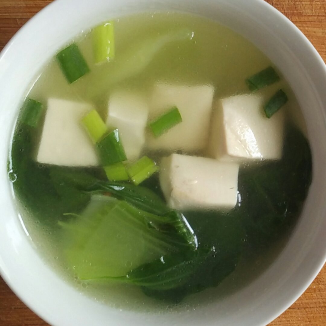 青菜豆腐汤