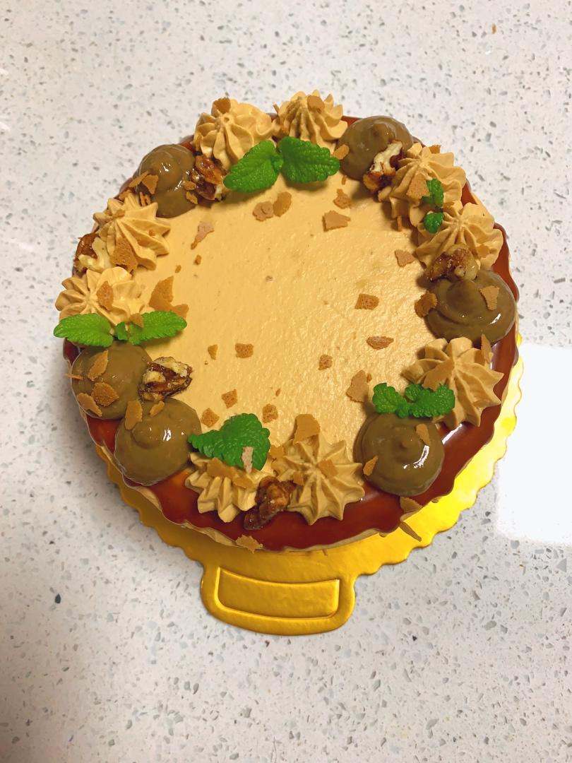 绝配焦糖咖啡奶油蛋糕（6寸）