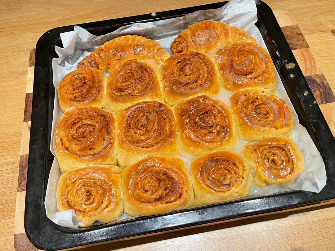 【曼食慢语】肉桂面包卷