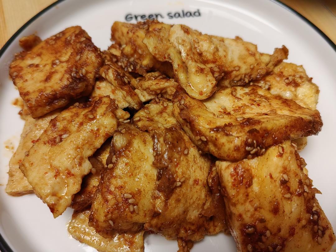 平底锅版铁板脆皮豆腐，赛过路边摊