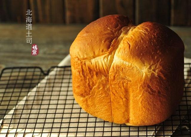 面包机版100%中种北海道牛奶土司的做法