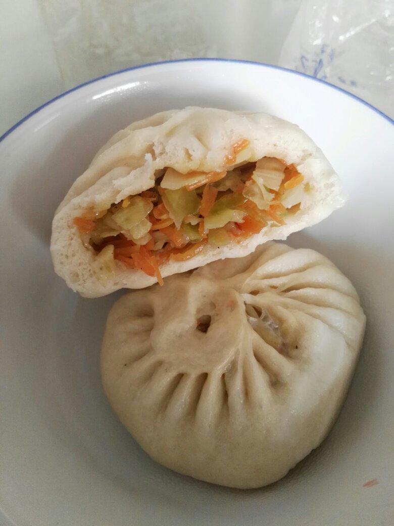 素卷心菜包子