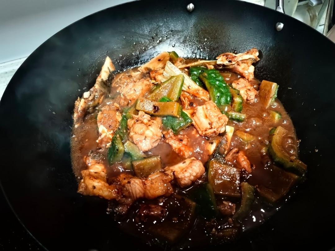 最好吃的苦瓜焖排骨