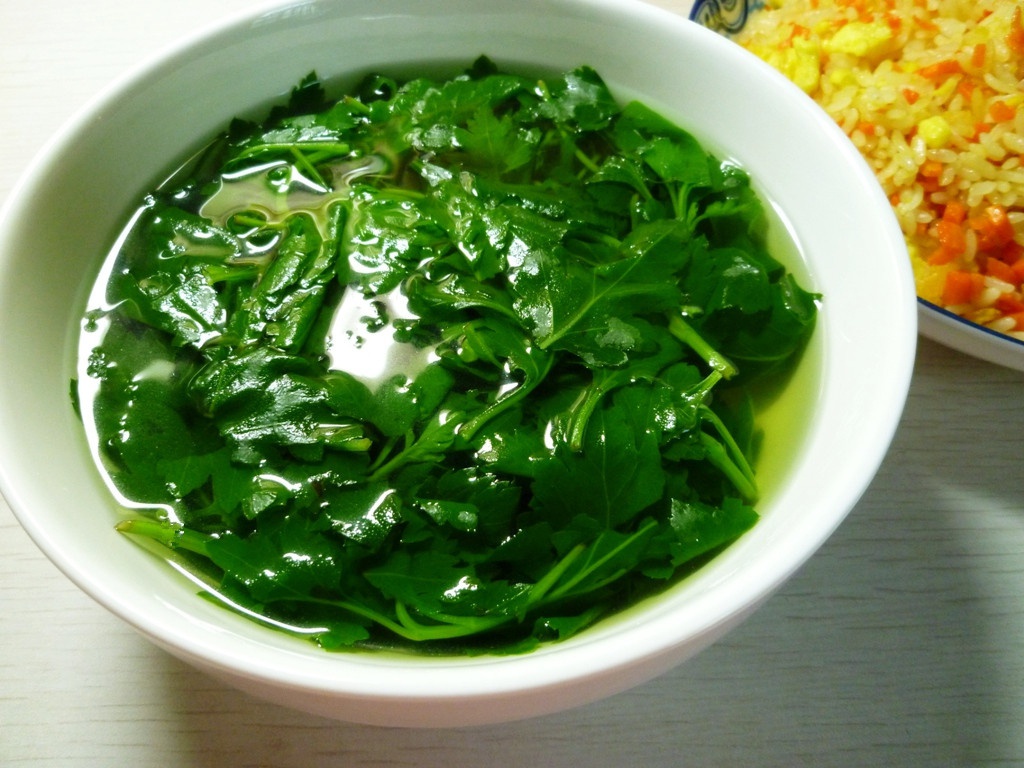 消亡边界做的菊花脑蛋汤