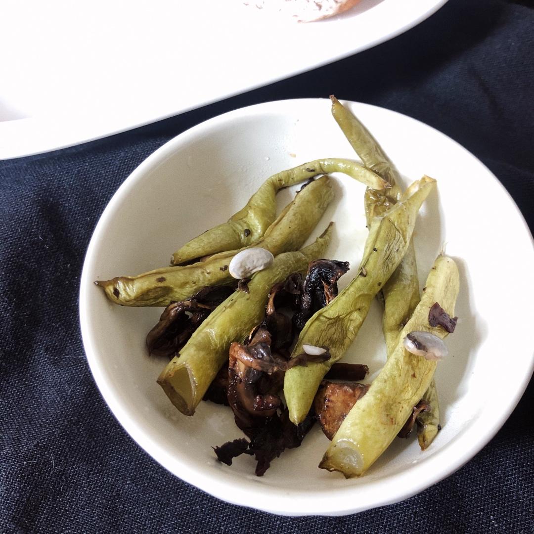 【健康三餐】香醋烤蘑菇豆角