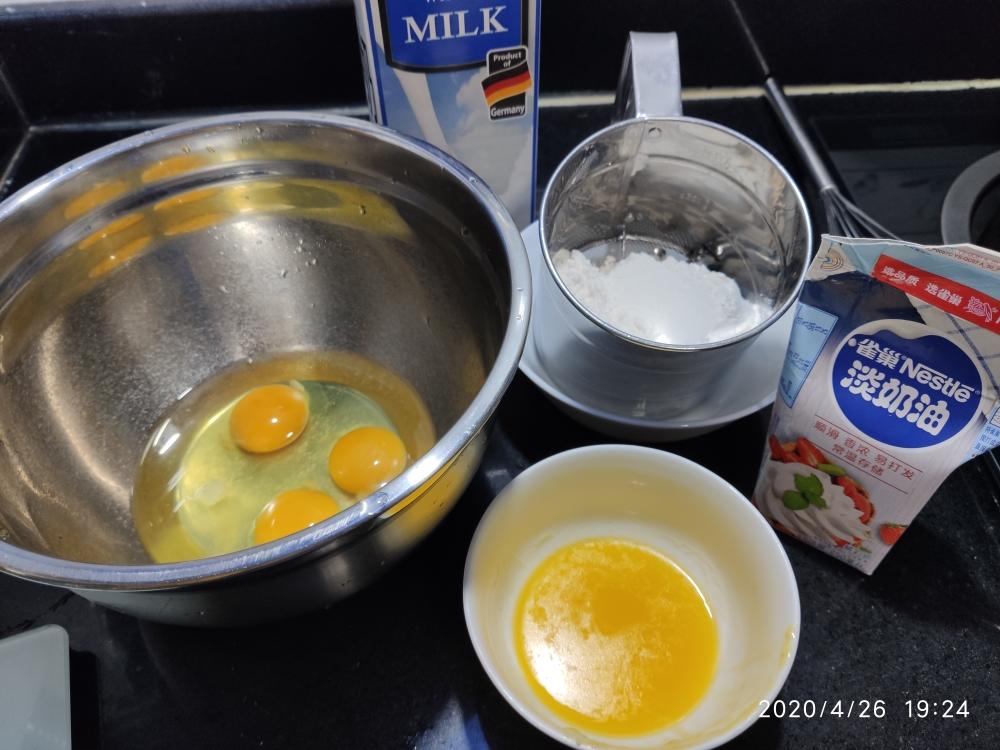 纯奶手撕吐司的做法 步骤1