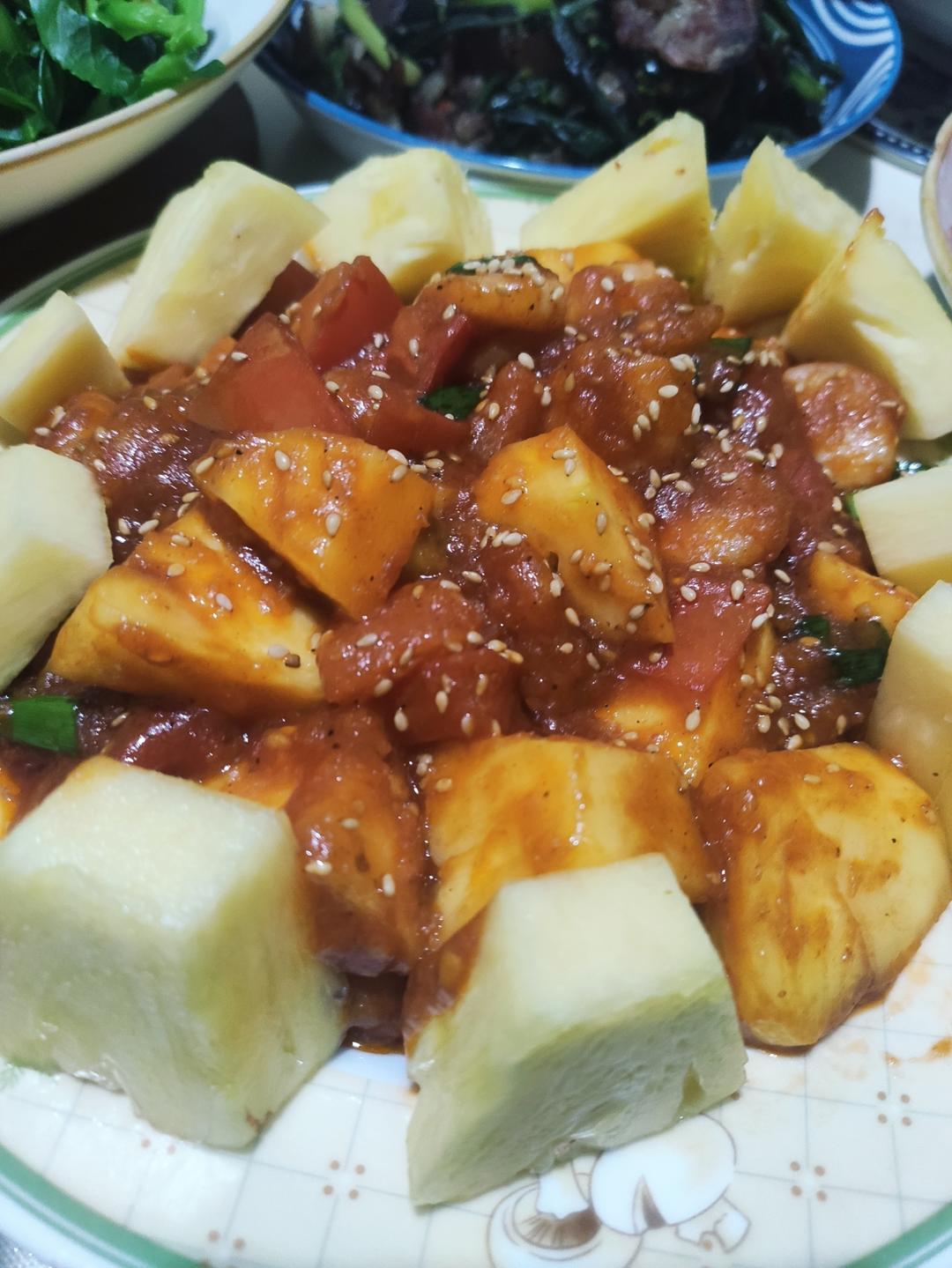 小陆馋哭了的糖醋虾仁