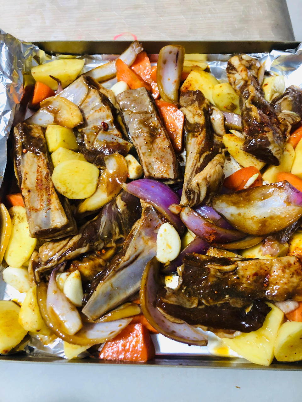 超好吃的烤羊排烤箱版