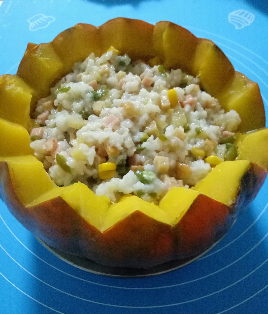 南瓜蛊饭