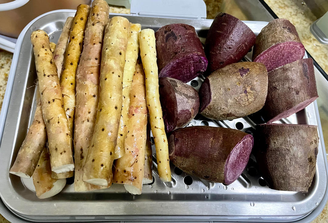 👆【蒸炖锅打卡戳这】四种口味青团【蒸锅食谱4月】