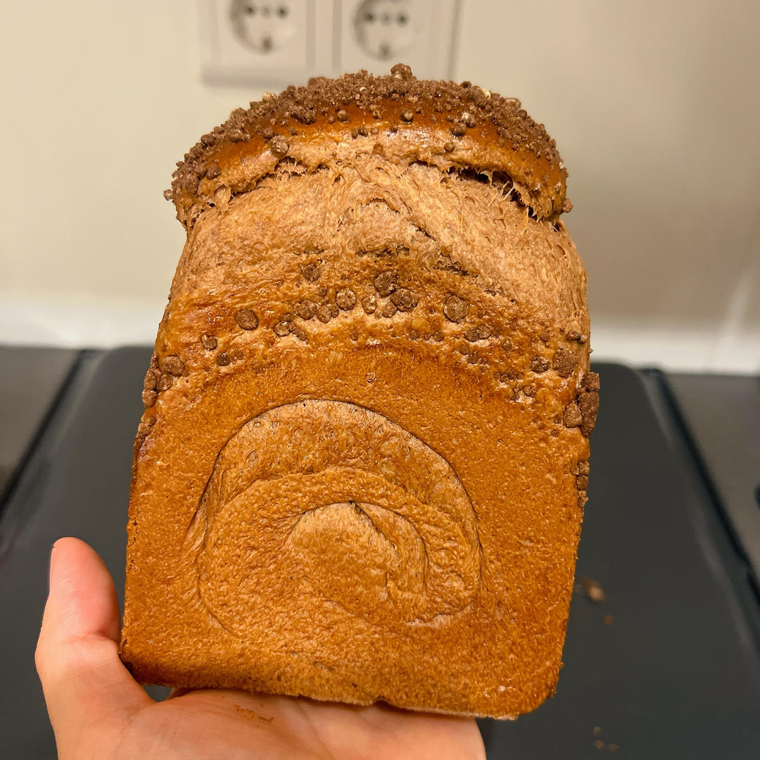奶油巧克力吐司