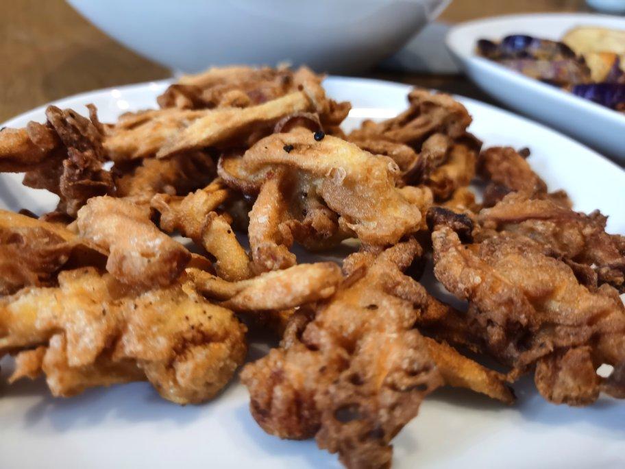 炸鲜香菇—香酥脆一次吃不够