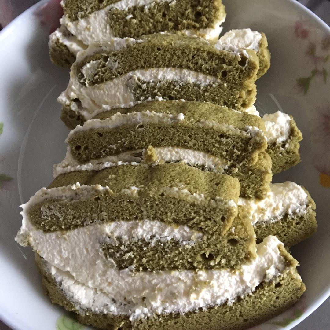 抹茶奶油卷