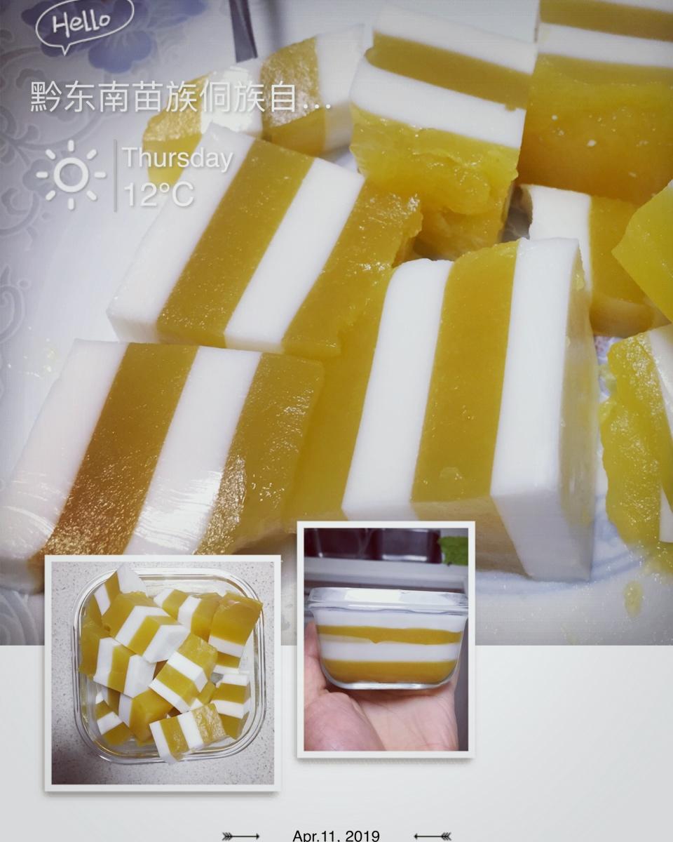 妈妈们快看，这道甜品是会跳舞的，孩子们一定喜欢！——芒果千层糕