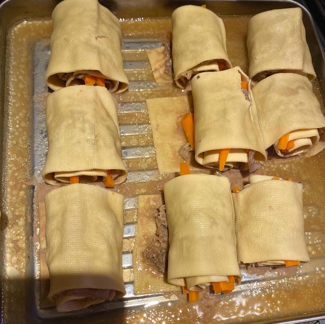 豆腐皮卷肥牛卷