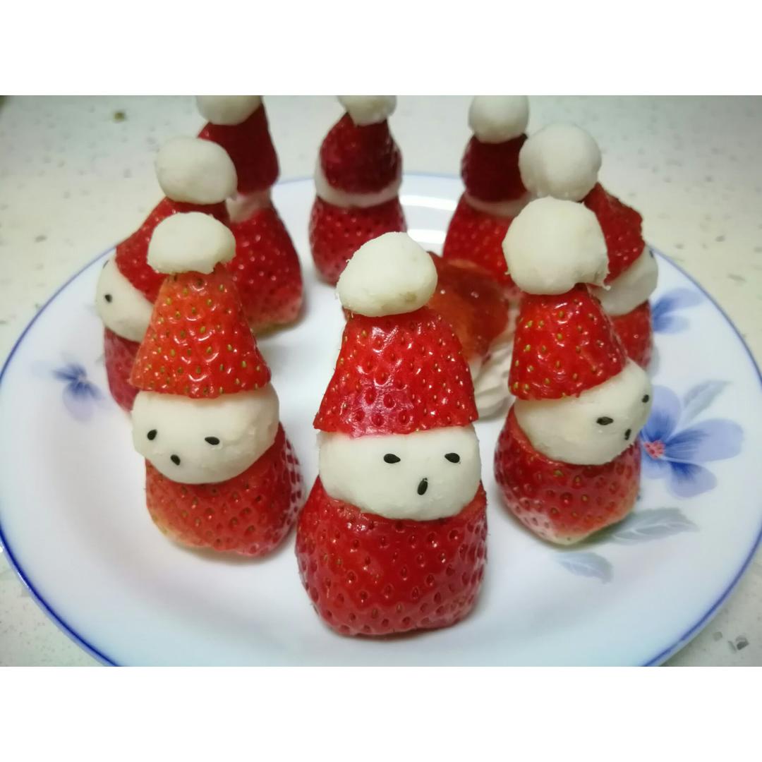 草莓山药圣诞老人