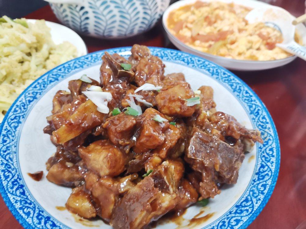 糖醋排骨/糖醋小排（不放油）（12345口诀做出正宗上海本帮）