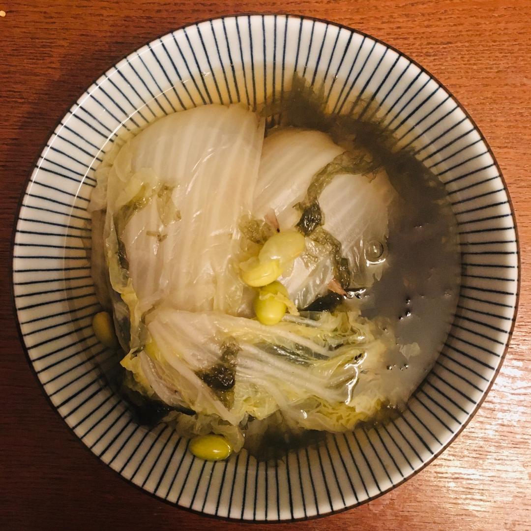 电饭煲做【一颗白菜汤】鲜甜鲜甜 夏季不开火