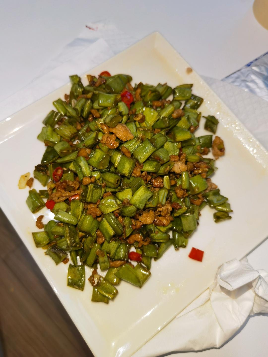 不油炸的干煸四季豆