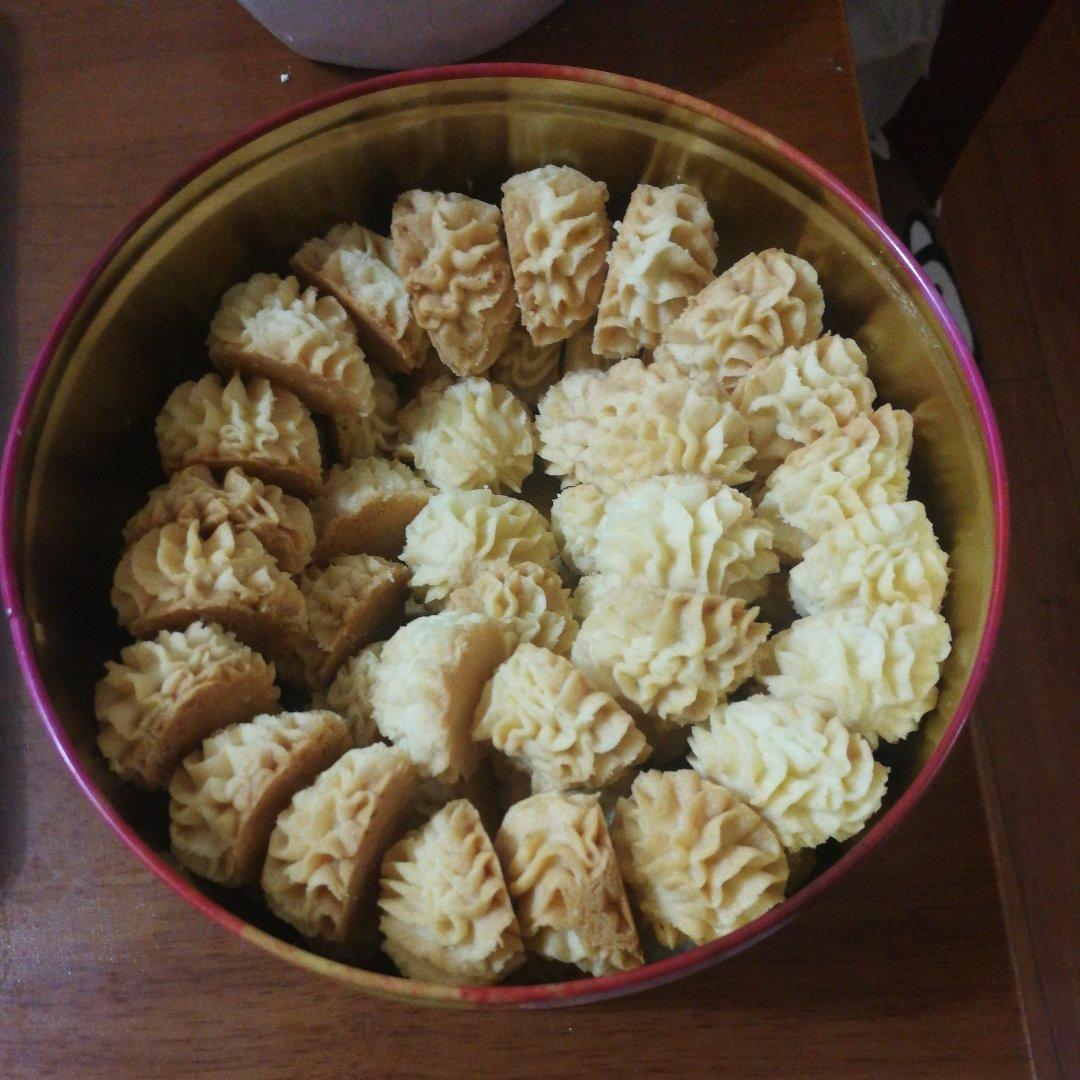 一抿即化酥到掉渣的珍妮曲奇云顶小花/烘焙视频饼干篇1