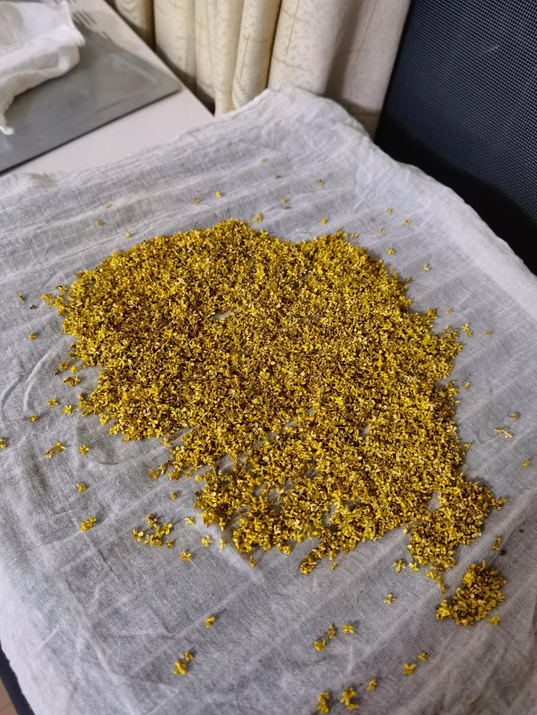 低温烘烤桂花干（历经一年依然金黄如初）