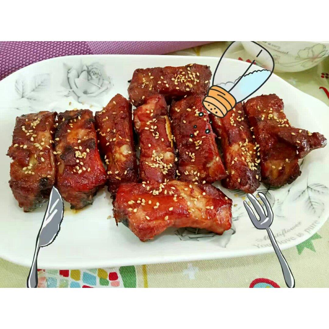 蜜汁烤排骨