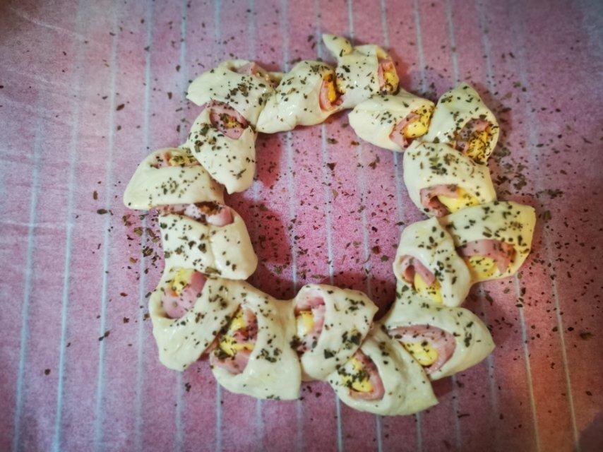 法式培根麦穗面包