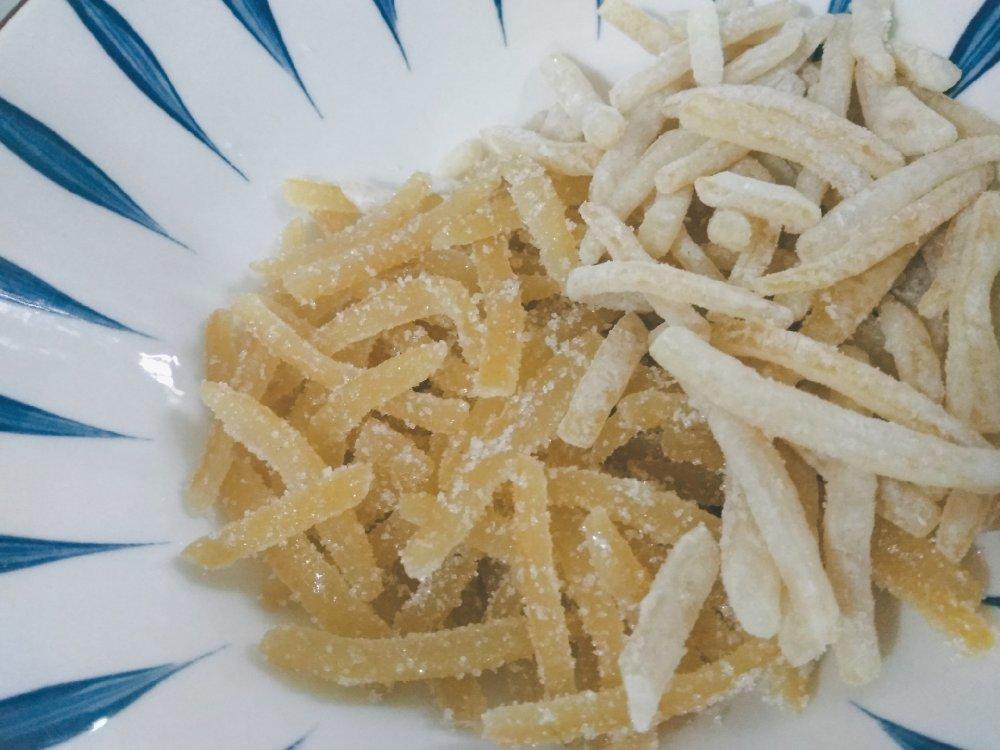 起沙挂霜柚子皮糖