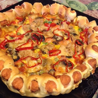 夏威夷pizza（附饼底冷冻法）