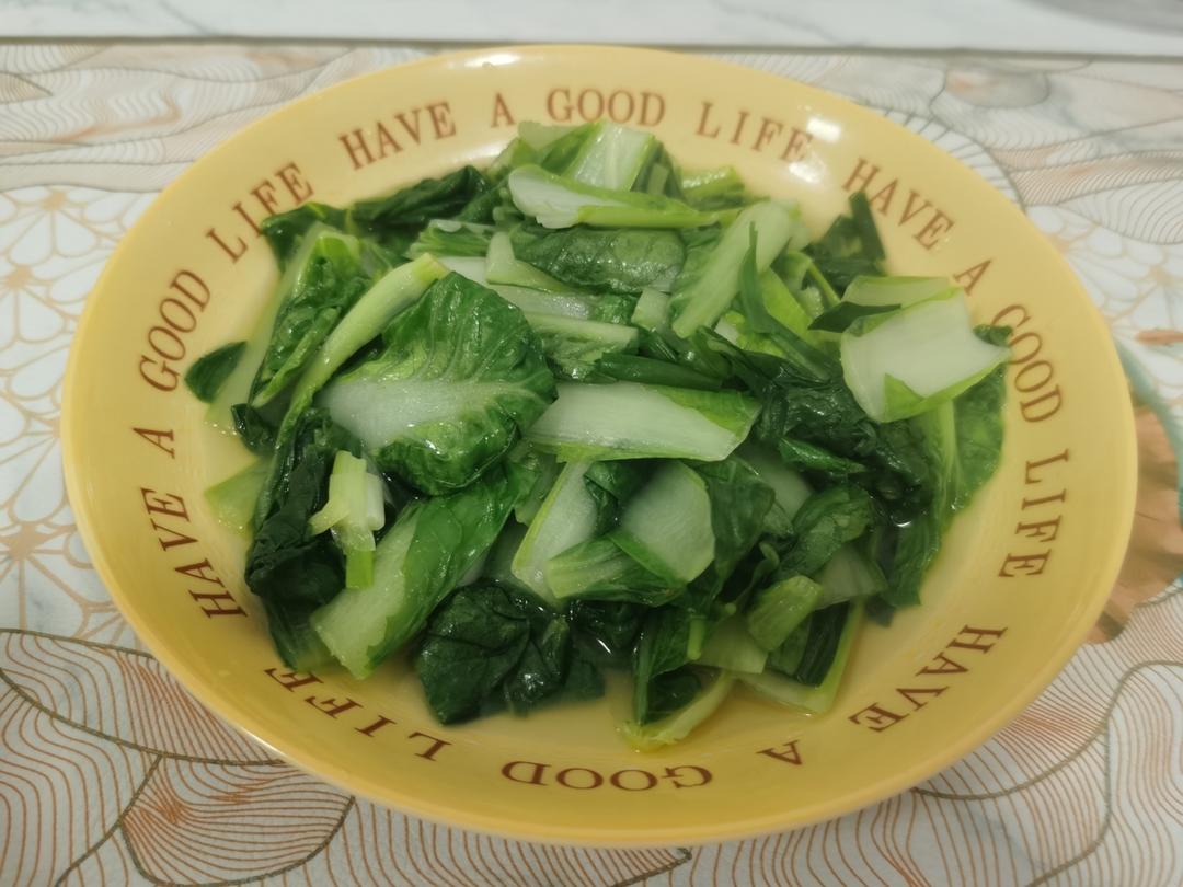 清炒小白菜 简单好吃