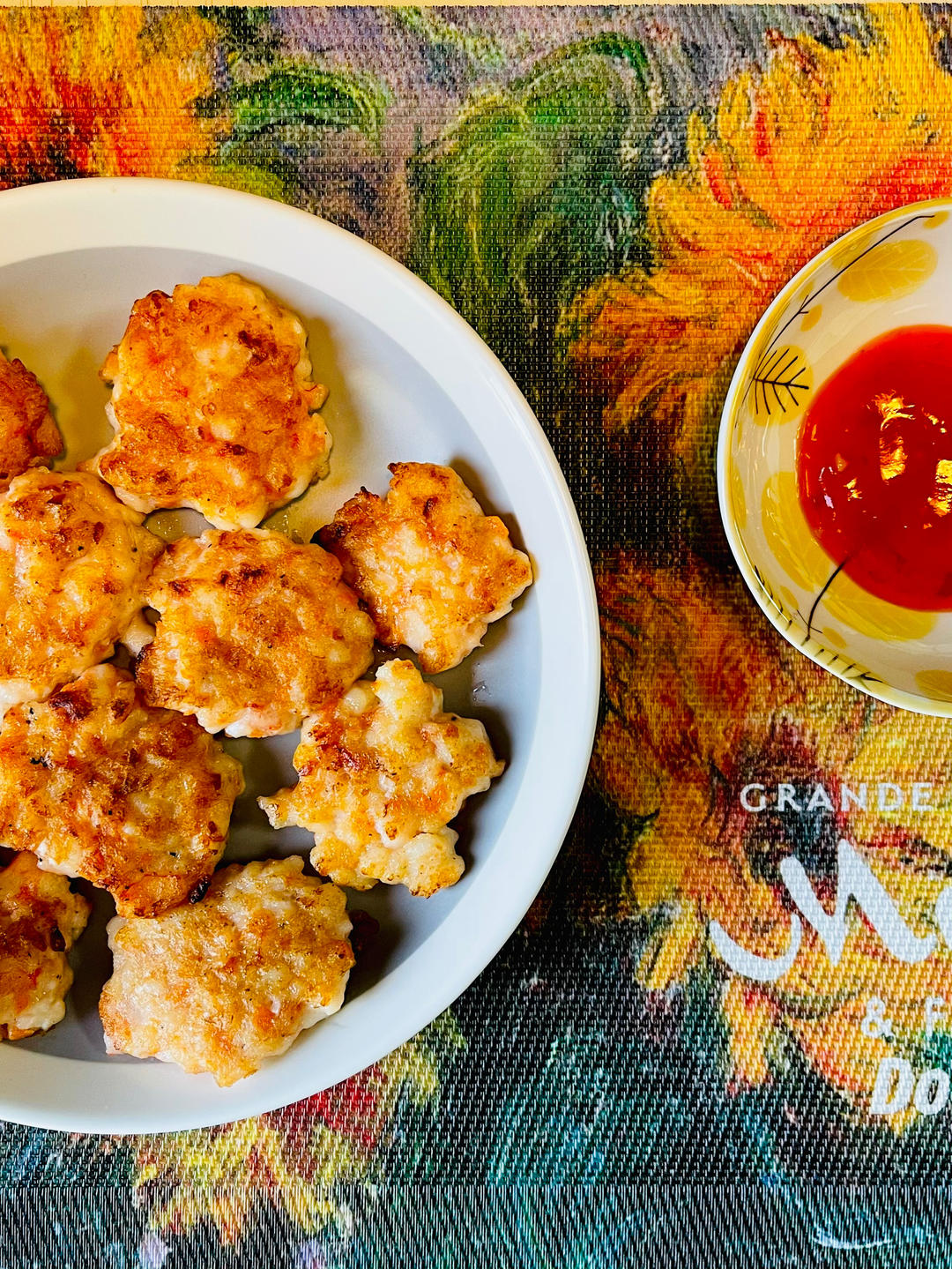 香煎脆虾饼