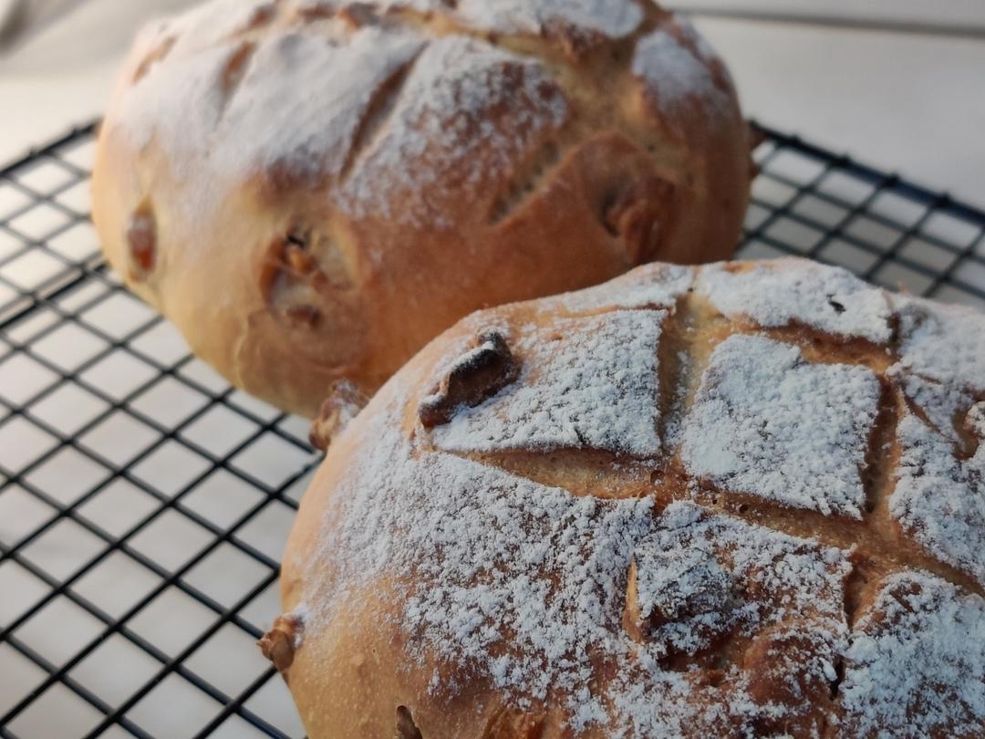 香橙核桃软欧包