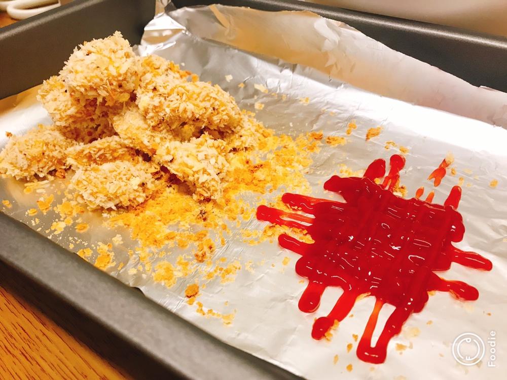 低卡低脂烤箱版鸡米花