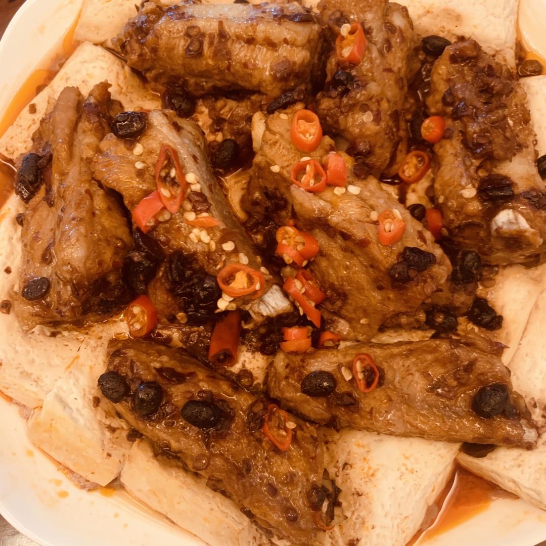 排骨蒸豆腐