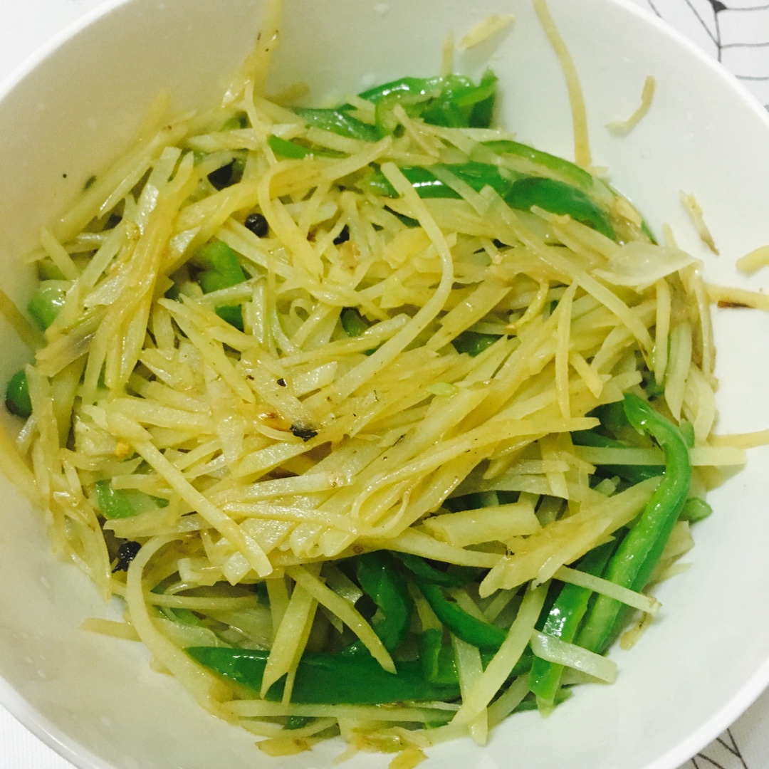 老干妈青椒土豆丝