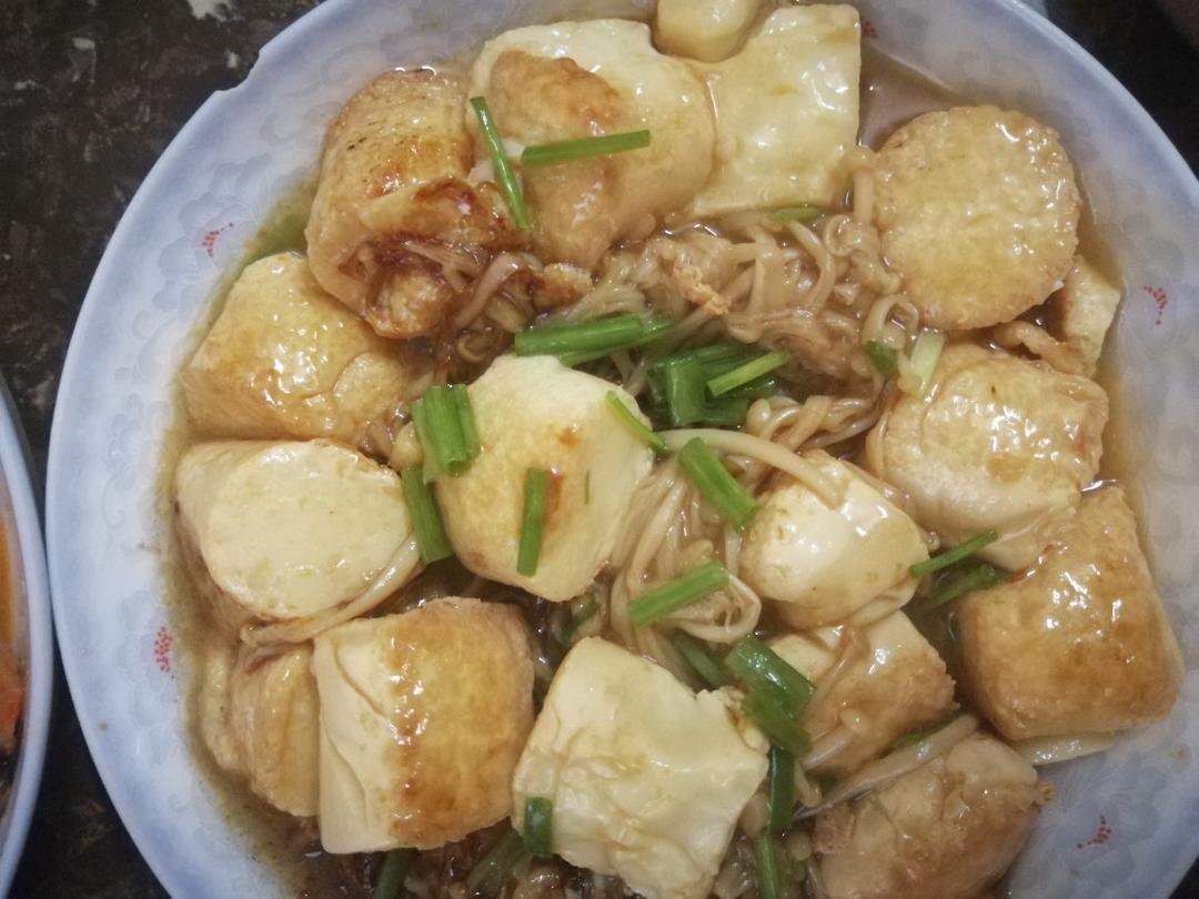 超级下饭菜--金针菇日本豆腐
