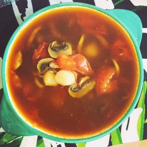 番茄贝柱蘑菇汤（减肥必备）的做法 步骤9