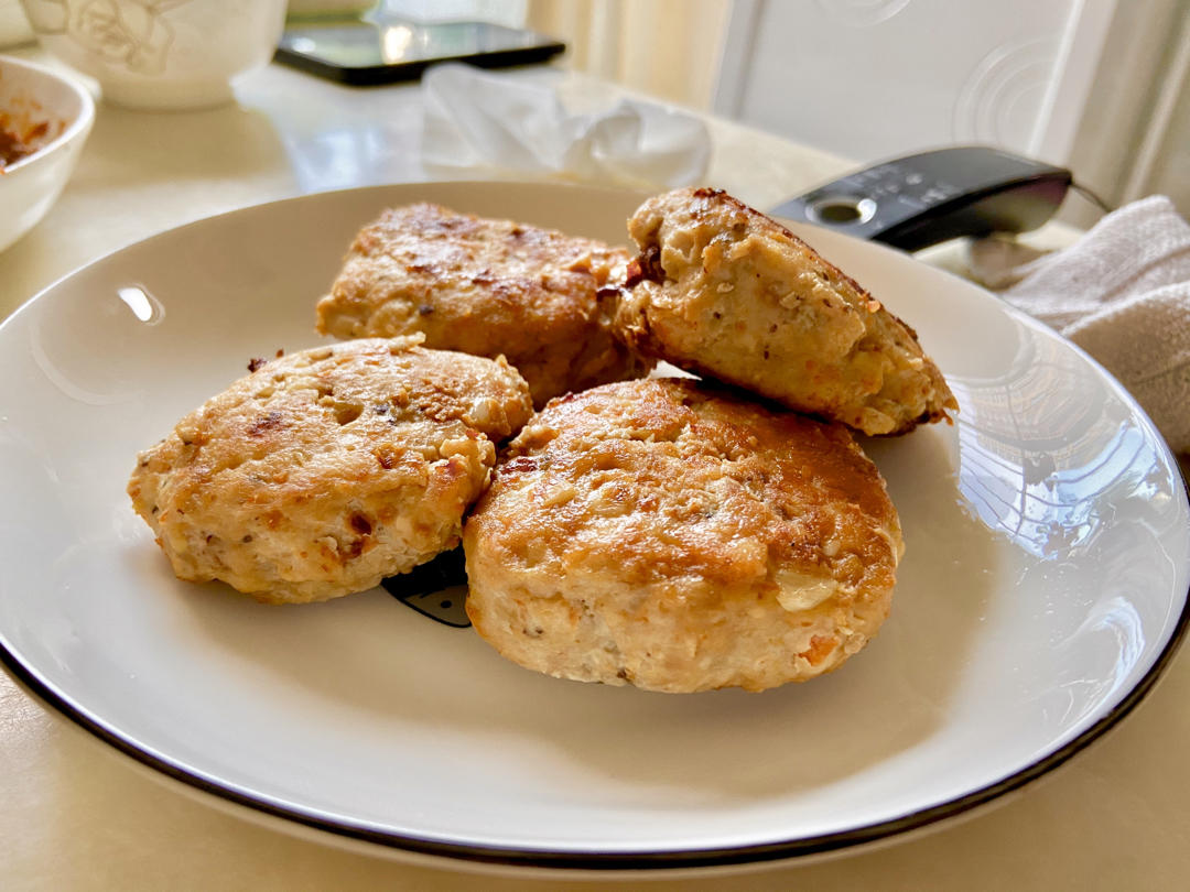 健身餐之快手低脂牛肉饼/鸡肉饼，堪比汉堡肉饼、上校鸡块