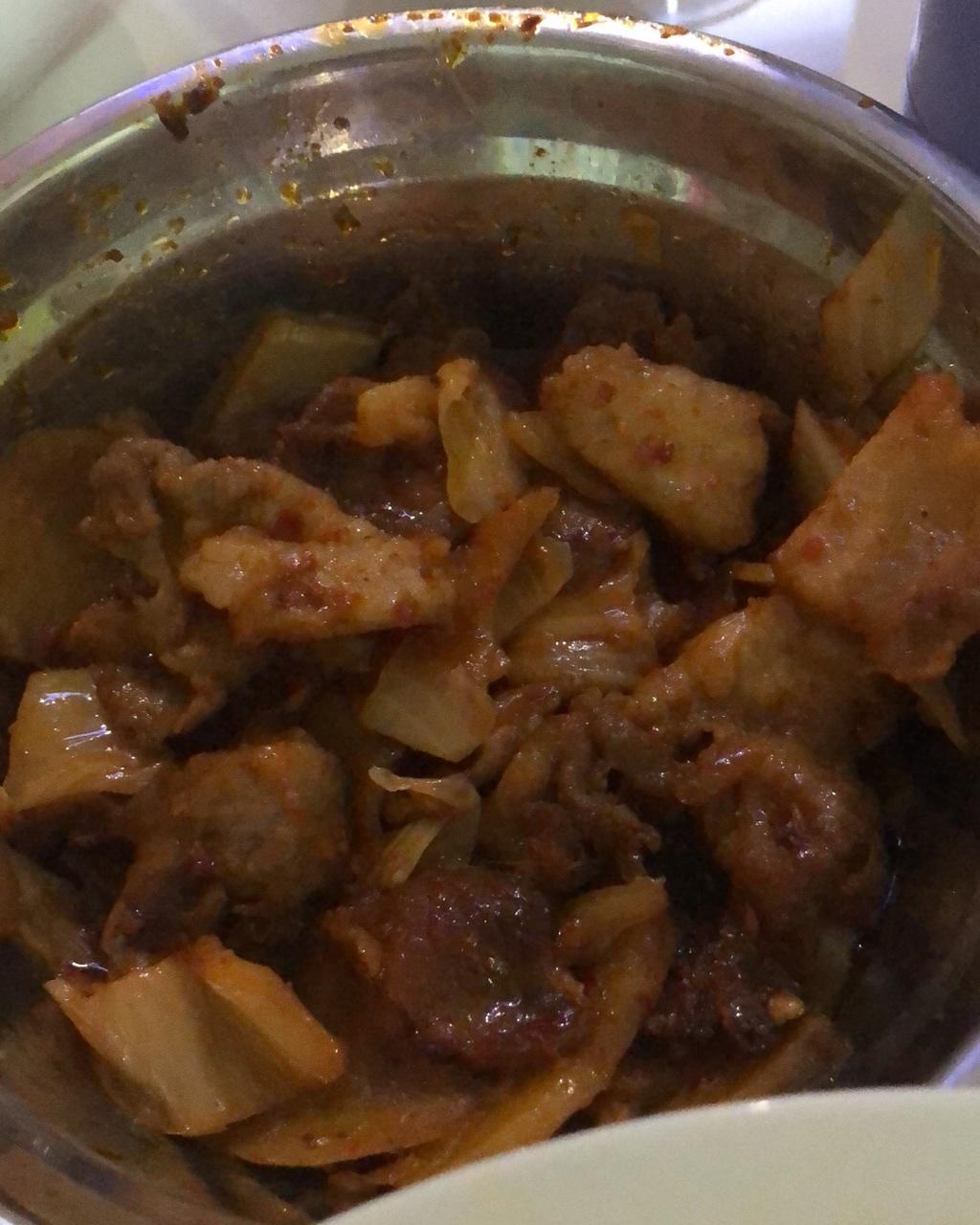 五花肉炒辣白菜土豆片