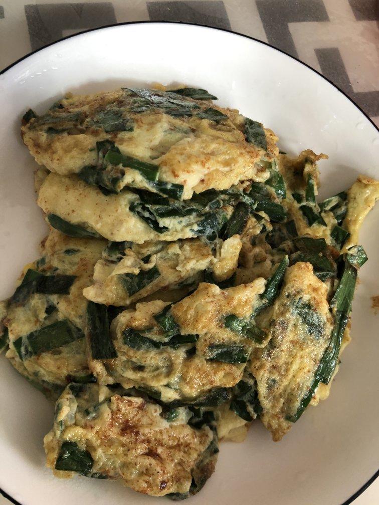 韭菜煎鸡蛋